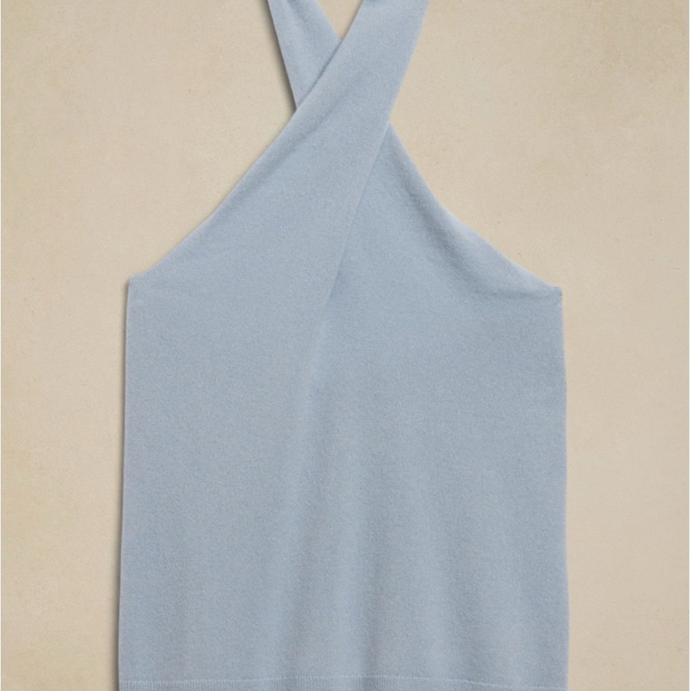 Banana Republic Soft Blue Cashmere Sweater